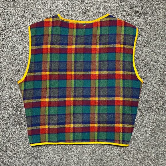 Vintage Quilted Vest Liner Jacket Reversible Yellow y2k GAP - Picture 2 of 6